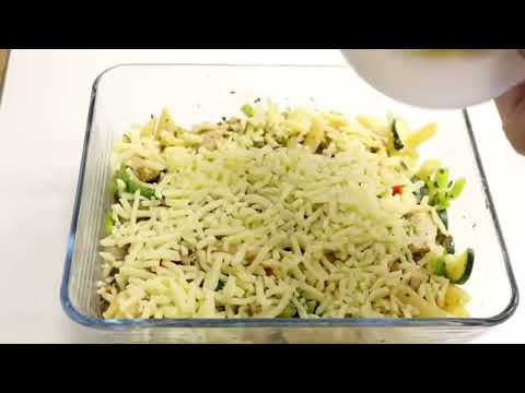 Voici la recette de gratin de pate au poulet la plus facile ✔ #gratin  #pate  #poulet