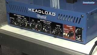 Video thumbnail for Radial Headload Guitar Amp Load Box Demo - Sweetwater at Winter NAMM 2014 by Sweetwater