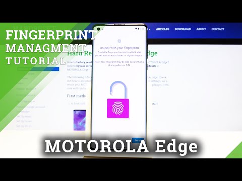 How to Add Fingerprint to MOTOROLA Edge – Set Fingerprint Unlocking