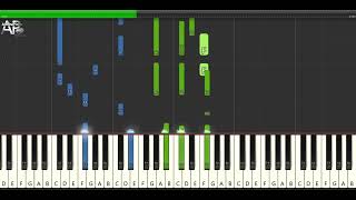Staind - It's Been Awhile | Adelina Piano synthesia tutorial