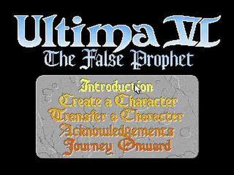 Ultima 6: The False Prophet introduction