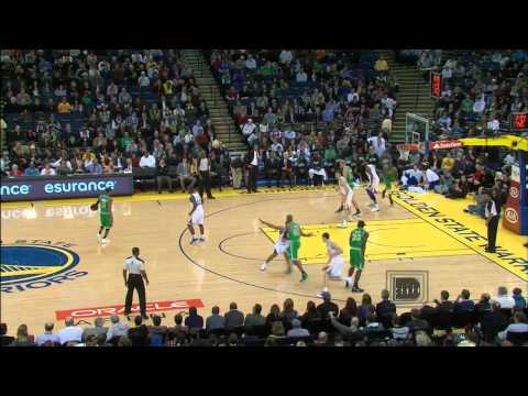 Rajon Rondo spin move and behind the back pass to Ray for 3!