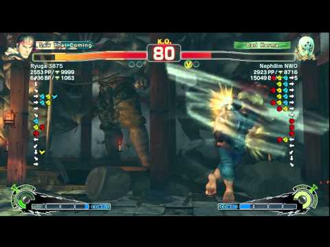 Ryuga [Ryu] VS Nephilim NWO [El Fuerte] - AE2012 HD 720p