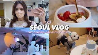 VITA A SEUL🇰🇷 café con amici coreani, provo le lenti delle BlackPink, festa dei cagnolini, shopping