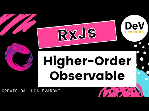 RxJs - Higher-Order Observable - SwitchMap MergeMap ConcatMap ExhaustMap