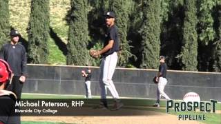 Michael Petersen, RHP, Riverside City College, Pitching Mechanics at 200 fps