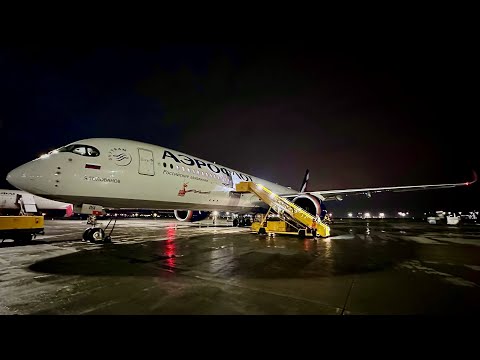 Airbus A350-900 | Aeroflot – Russian Airlines | Antalya (AYT) — Moscow (SVO) | Full Flight | 4K