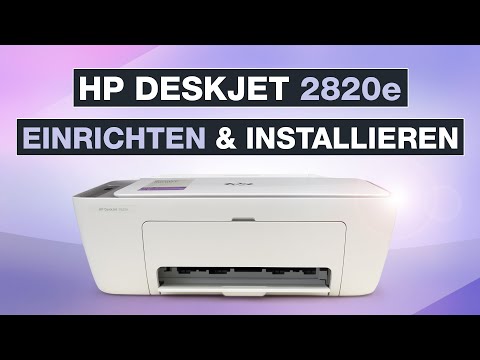 HP Deskjet 2820e einrichten & installieren | Tutorial für Smartphone & PC  - Testventure