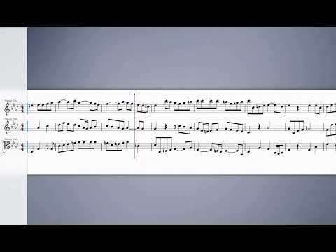 Fugue for 3 voices in A flat