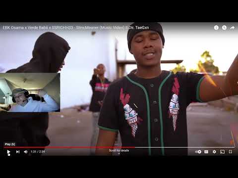 FIRE! EBK Osama x Verde Babii x SSRICHH33 - StincMeaner (Music Video) REACTION!