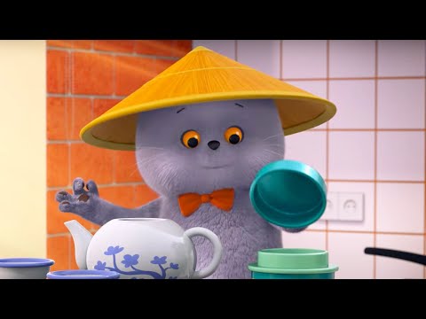 Кот Басик - Успокаивающий чай - Компьютерная мышь | Мультфильм для детей | Премьера