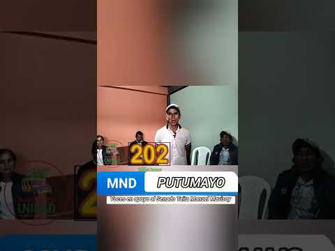 VOCES DE RESPALDO DEL PUTUMAYO AL TAITA  MANUEL MAVISOY -SENADO