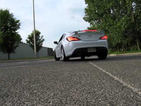 2014 Hyundai Genesis Coupe 3.8 Ultimate / Flowmaster 80 series Crossflow muffler