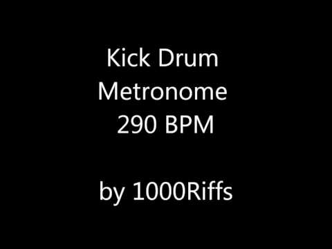 Kick Drum Metronome 290 BPM