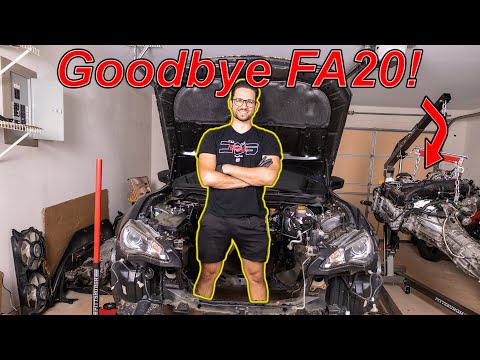 K24 Swap BRZ Part 5 - Removing the Stock Engine