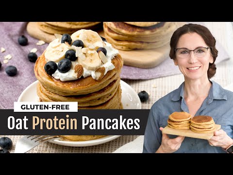 Fluffy Gluten-Free Protein Pancakes with Oat Flour