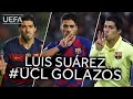 LUIS SUÁREZ: Great #UCL Goals!!