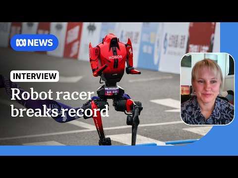 Chinese humanoid robot beats world record for fastest human ...