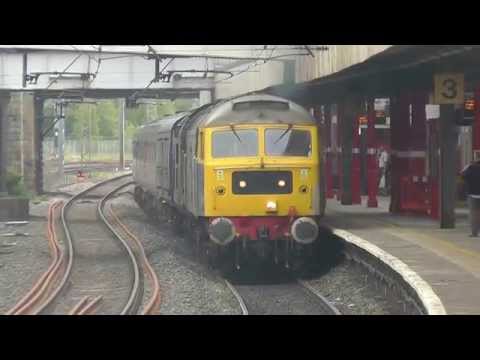 47580 with 37706 DIT 5Z00 Old Oak Common H.S.T.D -  Kilmarnock Barclay Sidings, 10th May 2014