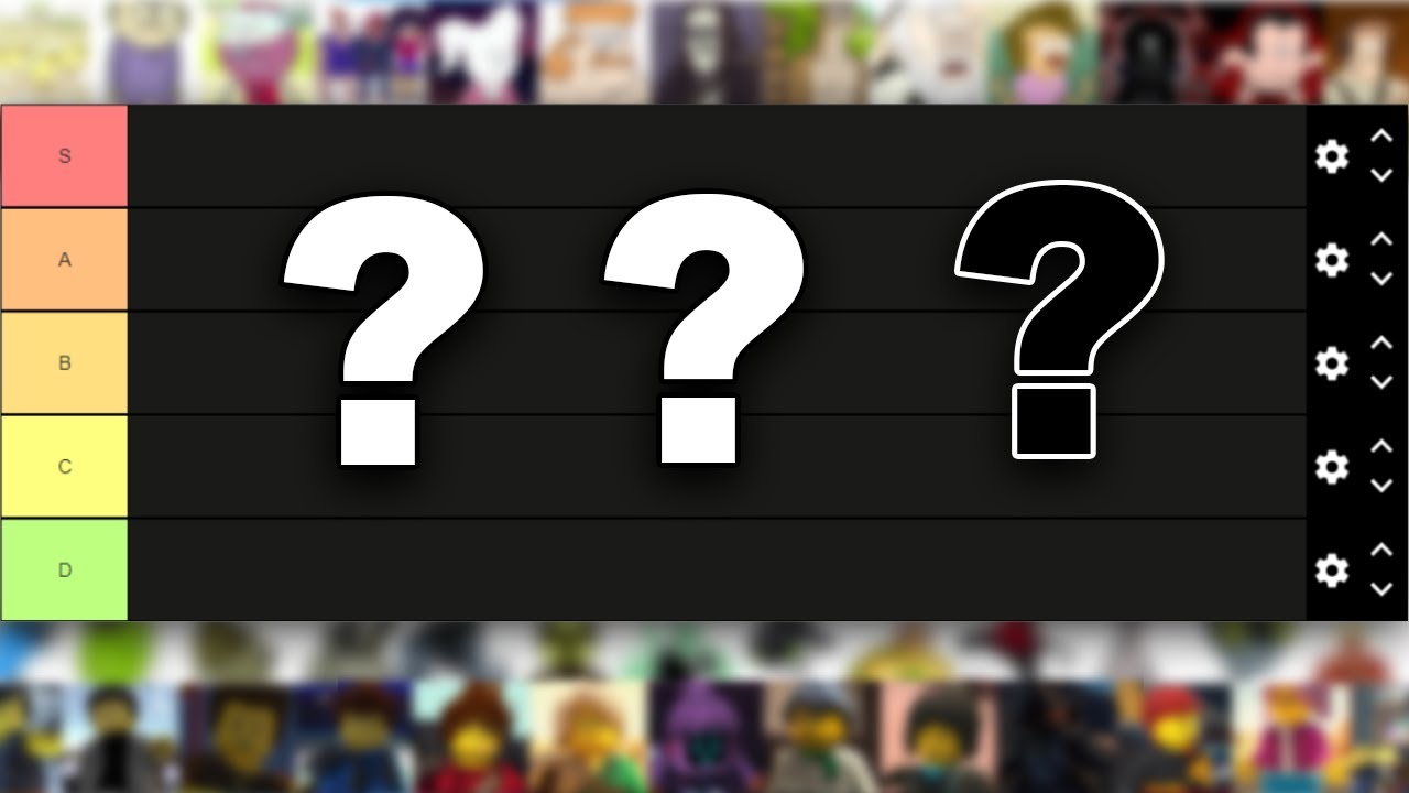 Creating The TOP Cartoon Characters Tier List