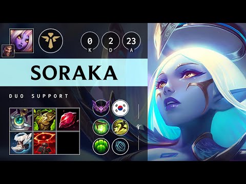 Soraka Support vs Nami - KR Master Patch 25.09