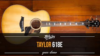 Video thumbnail for Taylor 618E V Class demo! by Max Guitar Store