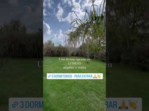 Video de YouTube - Casa en venta de 3 dormitorios y servicio en Lomas de Carrasco La Tahona