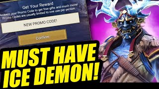 PROMO CODE! The Ice Demon is a MUST HAVE! Yuletide Fusion - RAID Shadow Legends! (December 13, 2025)