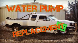 How to Replace A Water Pump 1987-98 5.8L/5.0L Ford F-Series