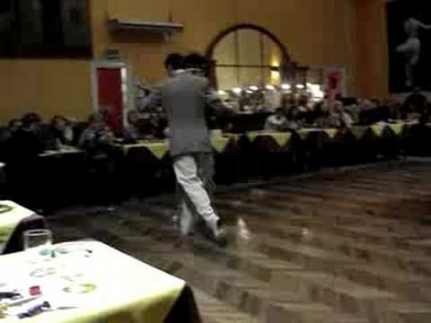  Claudio Gaiser  and  Laura Gallinger  are  dancing  to  the  tango  "  Indio Manso  "