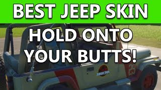 Jurassic World Evolution | How To Unlock The Best Jeep Skin 1993! Hold Onto Your Butts (Trophy)