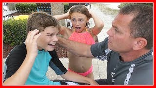 😱SWIMMING POOL PRANK😱| We Are The Davises