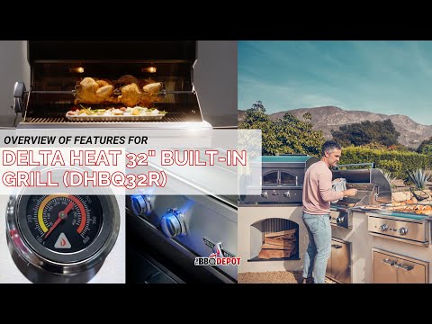 ? Delta Heat 32" Built-In Gas Grill Review + NEW White Model Overview | Outdoor Kitchen Upgrade