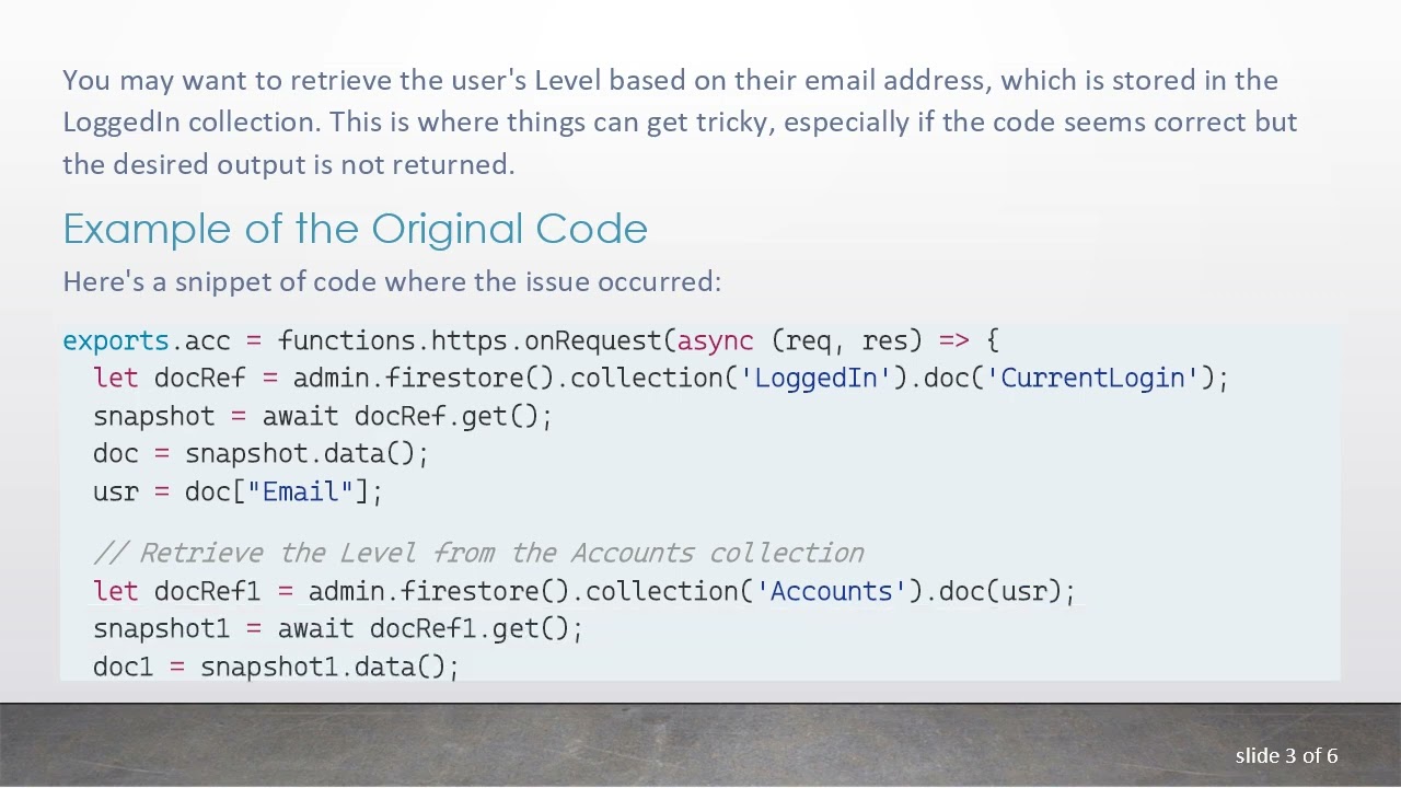 Resolving Nested Document Retrieval Issues in Firebase Cloud Functions
