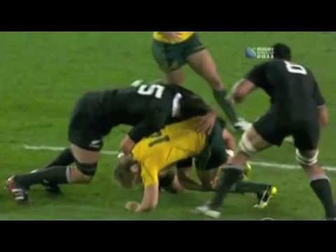 All Blacks smashing Australia - Rugby World Cup 2011 Semi-final