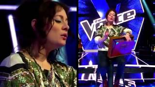 Bangga, Penyanyi ini menyanyikan lagu Anggun &quot;Selamanya&quot; di The Voice France