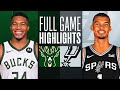BUCKS at SPURS | FULL GAME HIGHLIGHTS | January 4, 2024