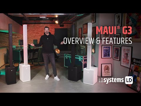 Introducing the LD Systems MAUI G3 series - Portable Cardioid Column PA Systems