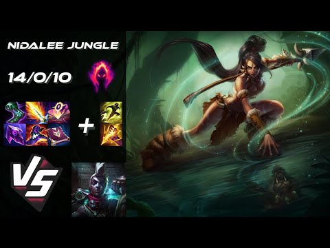 JUNGLE Nidalee vs Ekko - EU Challenger Patch 25.20