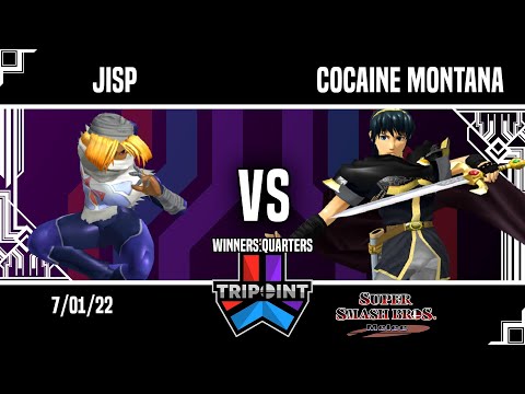 Tripoint Smash 149 - Winners Quarters - Jisp(Sheik) Vs. Cocaine Montana(Marth)