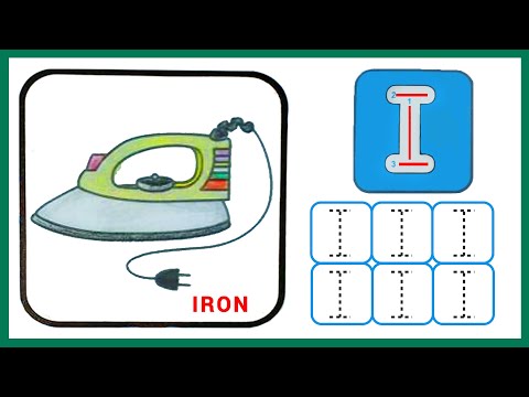 Tracing - tracing letter i - tracing letters for kids - practice writing letter i