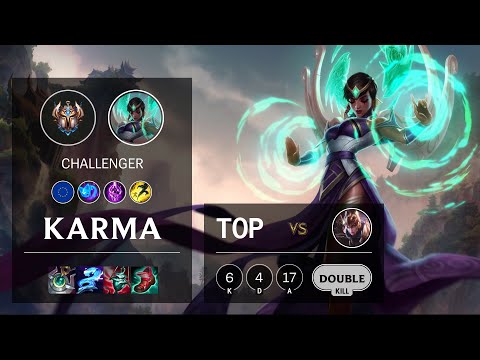 Karma Top vs Quinn - EUW Challenger Patch 11.4