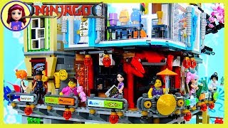 LEGO Ninjago City Build the Street Level Shops Review Silly Play Kids Toys