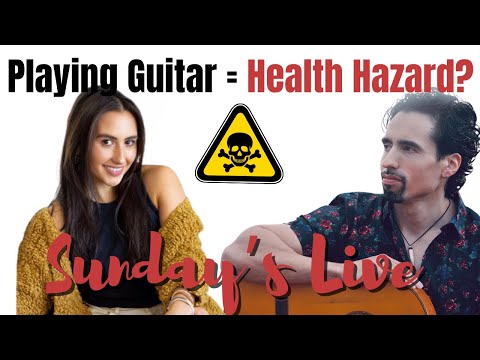 How to AVOID the NEGATIVE Health Effects of Playing Guitar | Guitarist Tips |Live Interview