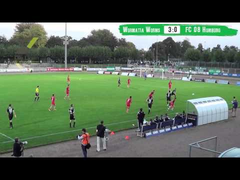 Höhepunkte VfR Wormatia Worms - FC 08 Homburg (Regionalliga Südwest 2014/15)