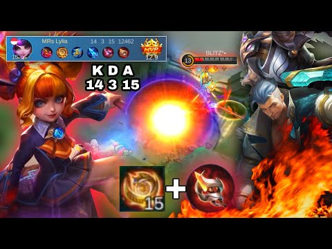 NEW BUILD LYLIA COUNTER HERO OP | BUILD LYLIA TERSAKIT SEASON 26 - Lylia Gameplay