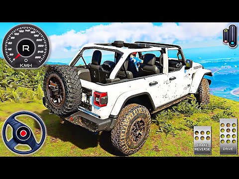 Offroad Jeep Wrangler Simulator 2024 - 4x4 Luxury Prado SUV Driving Game | Android Gameplay