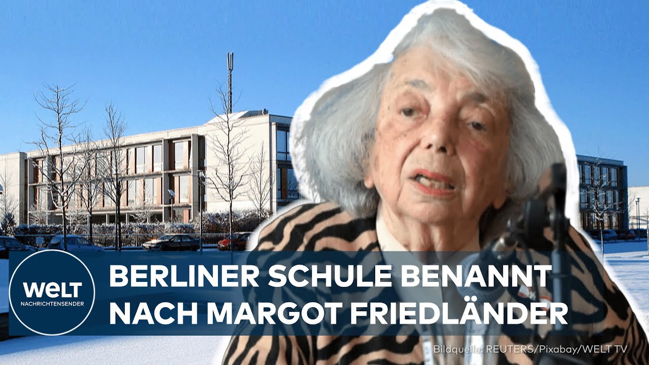 BERLIN: Schule und Platz sollen künftig an Holocaust-Überlebende Margot Friedländer erinnern