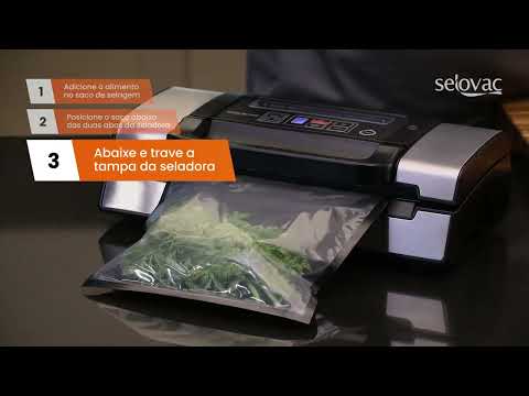 Como selar alimentos com a Selovac LNS750