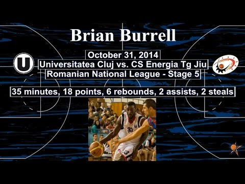 Brian Burrell - "U" Cluj vs Energia Tg Jiu HIGHLIGHTS